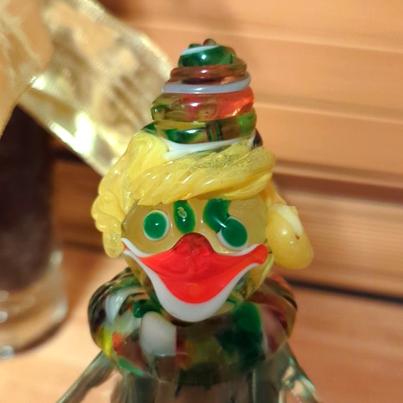 Rare HTF Vintage 💎 Murano, Italy 🤡 hand-blown VENETIAN GLASS CLOWN 🤡 pristine - Picture 3 of 11
